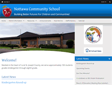 Tablet Screenshot of nottawaschool.org